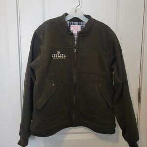 Vintage CC Filson Federal Ammunition Crew Jacket Dark Olive Green M Wool Lined